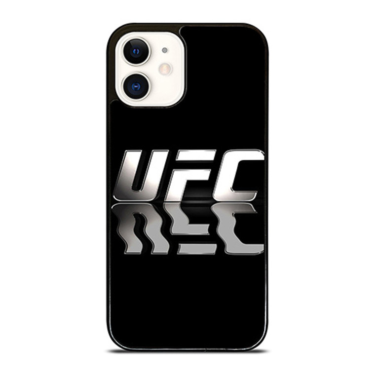 UFC FIGHTING METAL LOGO iPhone 12 Case Cover