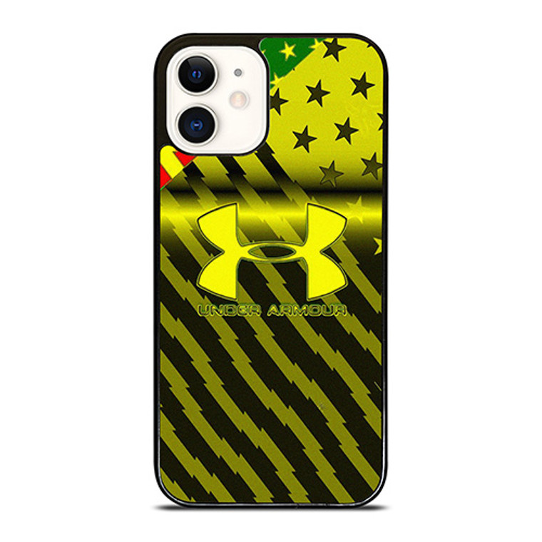 UNDER ARMOUR AMERICAN FLAG YELLOW iPhone 12 Case Cover
