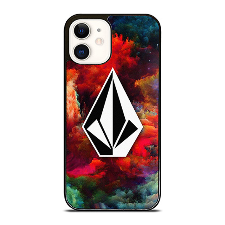 VOLCOM COLOR SPLASH LOGO iPhone 12 Case Cover