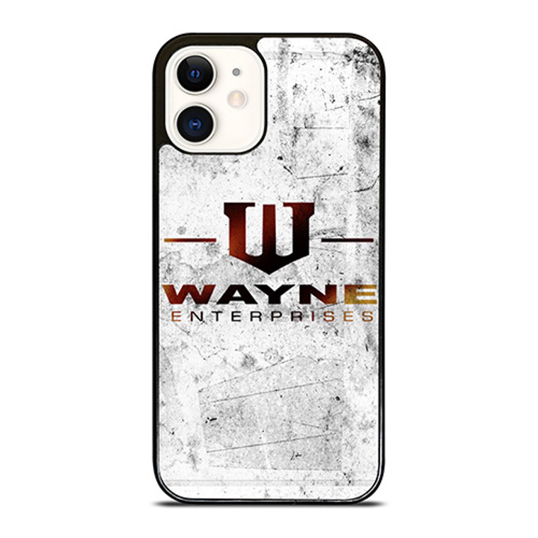 WAYNE ENTERPRISES WHITE LOGO iPhone 12 Case Cover