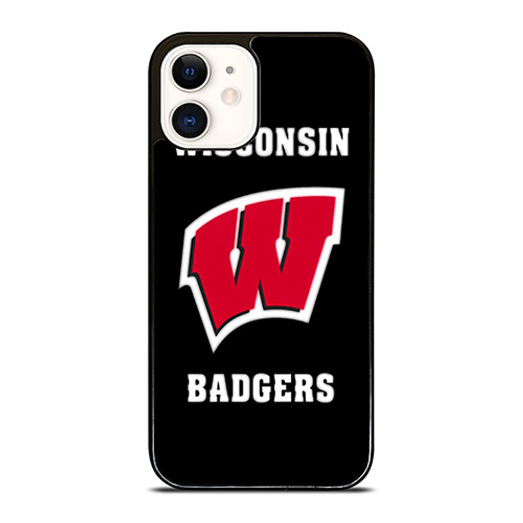 WISCONSIN BADGERS LOGO iPhone 12 Case Cover