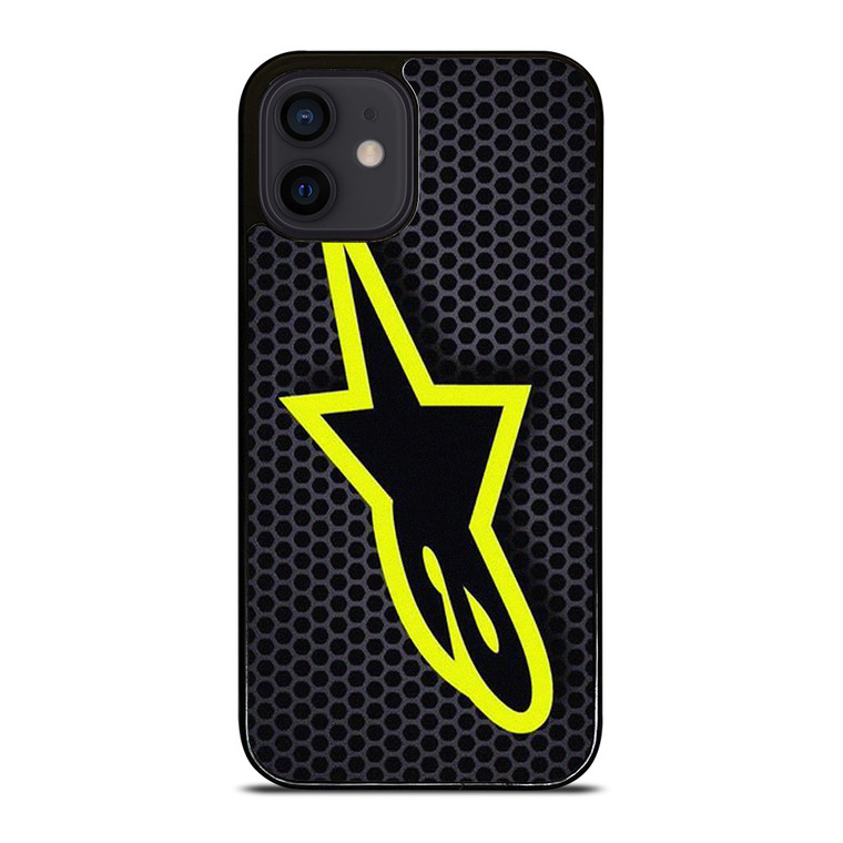 ALPINESTAR METAL CARBON EMBLEM iPhone 12 Mini Case Cover