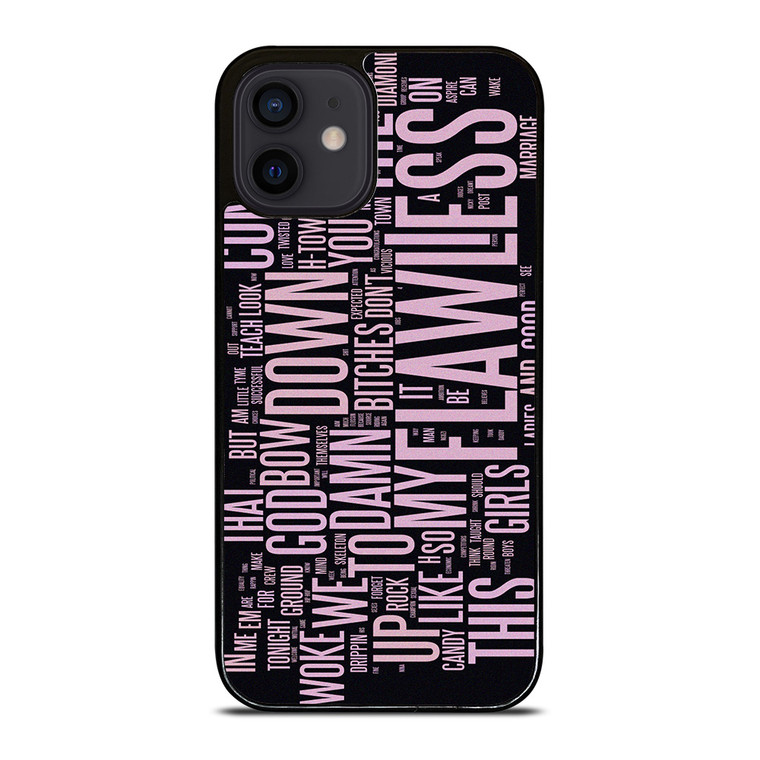 BEYONCE FLAWLESS TYPOGAPHY iPhone 12 Mini Case Cover