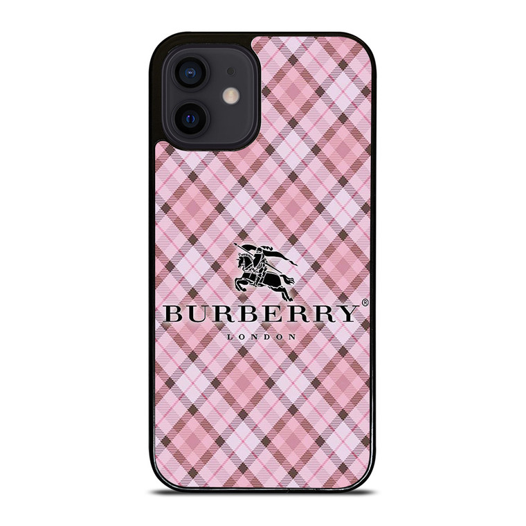 BURBERRY LONDON PINK iPhone 12 Mini Case Cover