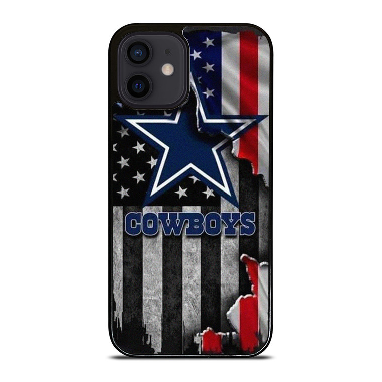 DALLAS COWBOYS USA FLAG GRUNGE iPhone 12 Mini Case Cover