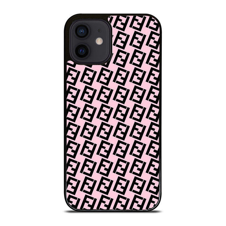 FENDI ROMA PINK iPhone 12 Mini Case Cover