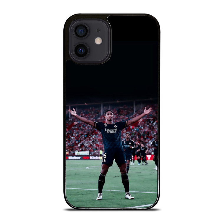 JUDE BELLINGHAM NO. 5 REAL MADRID iPhone 12 Mini Case Cover JUDE BELLINGHAM NO. 5 REAL MADRID iPhone 12 Mini Case Cover