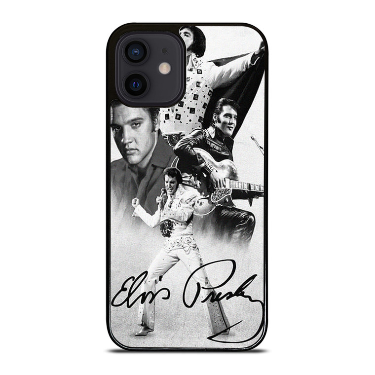 KING ELVIS PRESLEY BLACK WHITE iPhone 12 Mini Case Cover