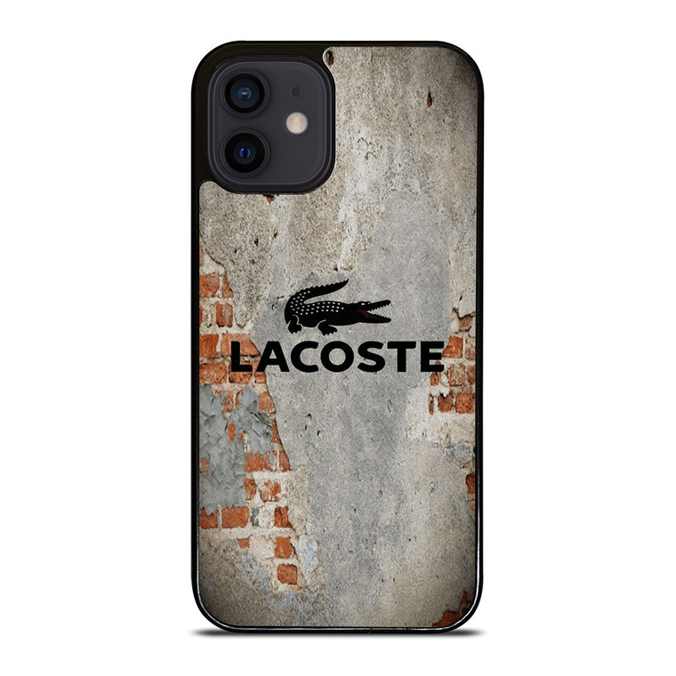 LACOSTE GRUNGE WALL LOGO iPhone 12 Mini Case Cover
