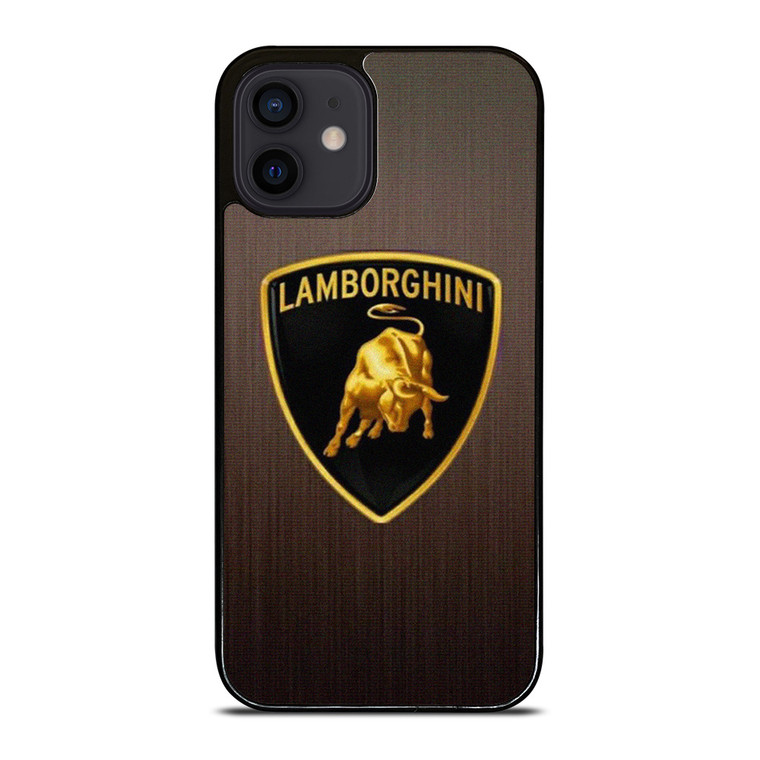 LAMBORGHINI WOODEN LOGO iPhone 12 Mini Case Cover