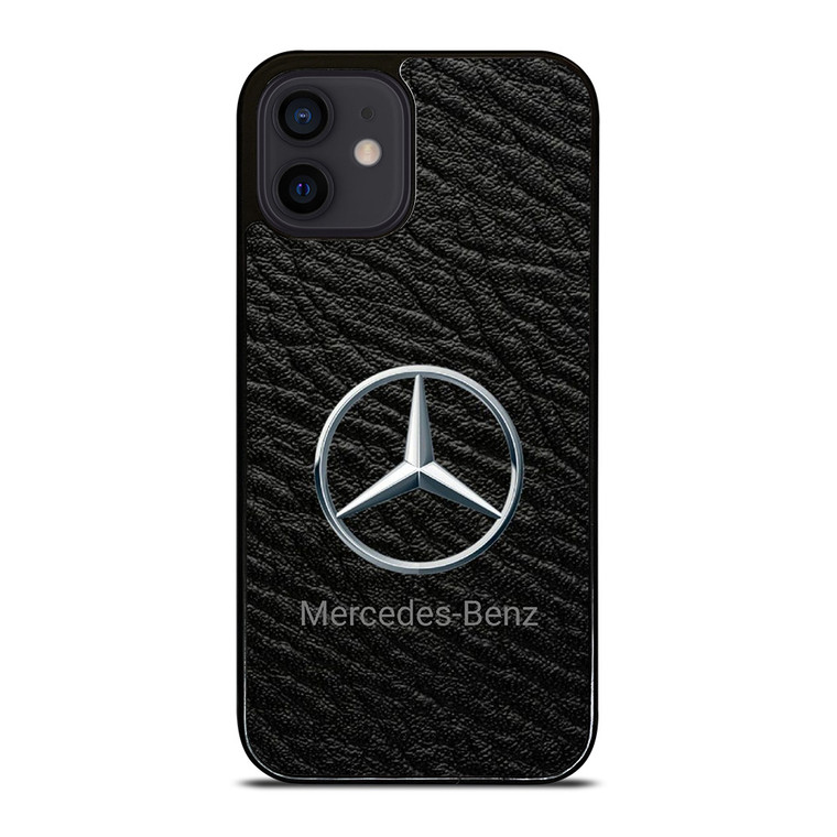 MERCEDES BENZ LEATHER EMBLEM iPhone 12 Mini Case Cover MERCEDES BENZ LEATHER EMBLEM iPhone 12 Mini Case Cover