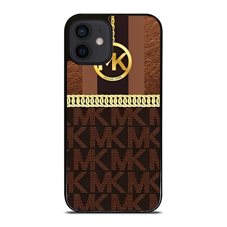 MICHAEL KORS LEATHER PATTERN iPhone 12 Mini Case Cover MICHAEL KORS LEATHER PATTERN iPhone 12 Mini Case Cover