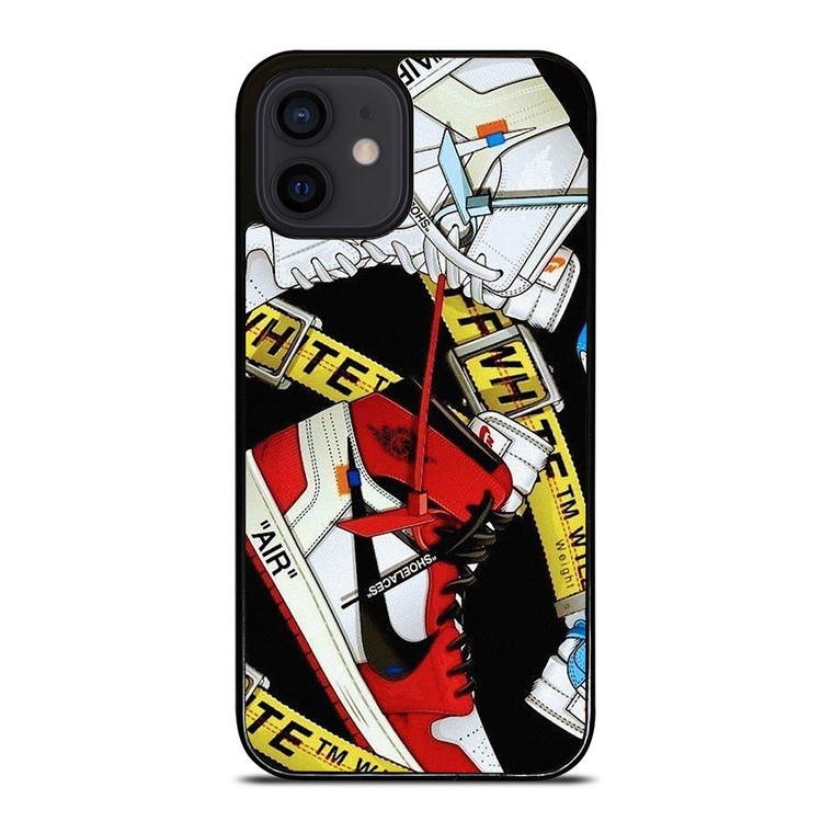 NIKE AIR JORDAN OFF WHITE COLLECTION iPhone 12 Mini Case Cover NIKE AIR JORDAN OFF WHITE COLLECTION iPhone 12 Mini Case Cover