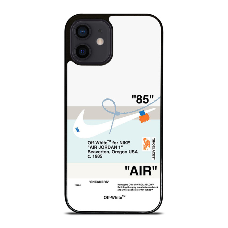 NIKE AIR JORDAN OFF WHITE iPhone 12 Mini Case Cover