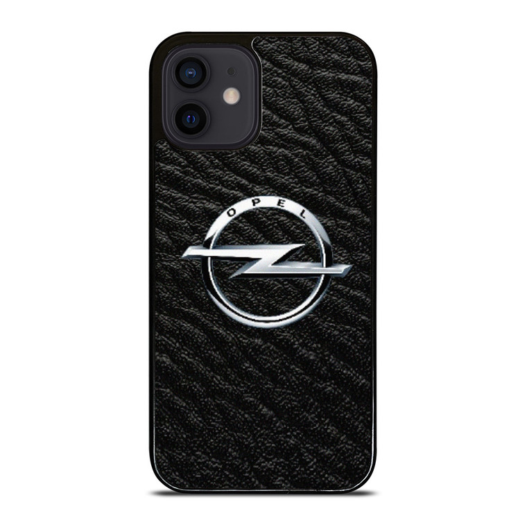 OPEL LEATHER LOGO iPhone 12 Mini Case Cover