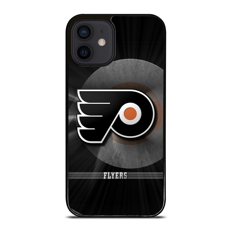 PHILADELPHIA FLYERS METAL EMBLEM iPhone 12 Mini Case Cover
