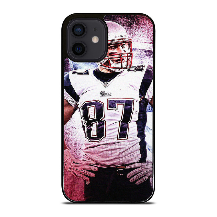 ROB GRONKOWSKI NEW ENGLAND PATRIOT NFL iPhone 12 Mini Case Cover