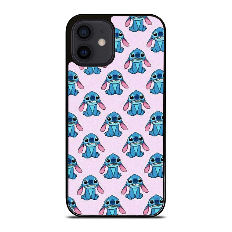 STITCH CARTOON PINK PATTERN iPhone 12 Mini Case Cover