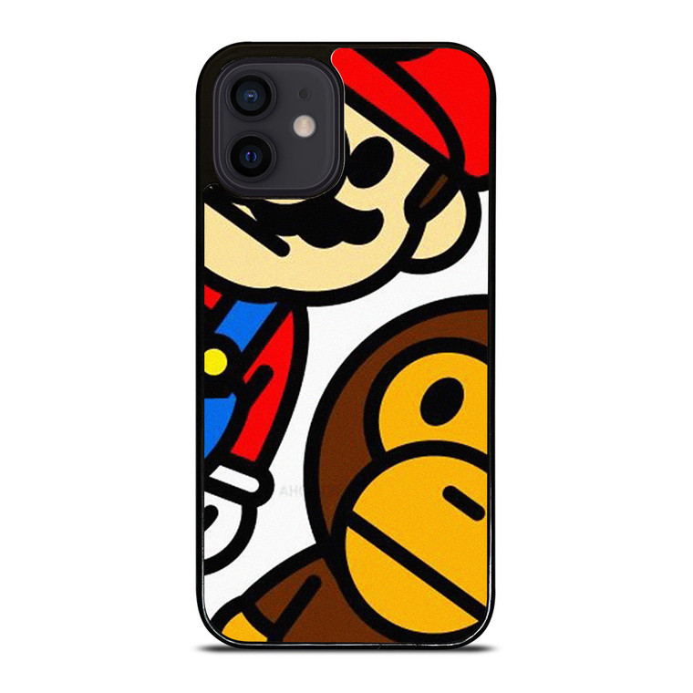 SUPER MARIO BROS BABY MILO BAPE iPhone 12 Mini Case Cover