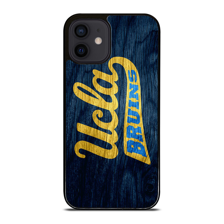 UCLA BRUINS WOOD LOGO iPhone 12 Mini Case Cover