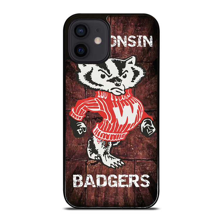 WISCONSIN BADGERS RUSTY SYMBOL iPhone 12 Mini Case Cover