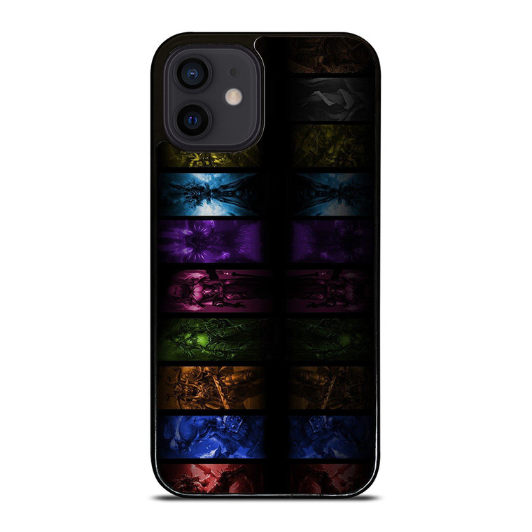 WORLD OF WARCRAFT HERO COLLAGE iPhone 12 Mini Case Cover WORLD OF WARCRAFT HERO COLLAGE iPhone 12 Mini Case Cover