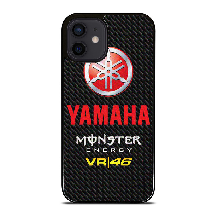 YAMAHA RACING VR46 CARBON LOGO iPhone 12 Mini Case Cover