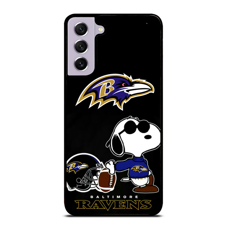 BALTIMORE RAVENS SNOOPY Samsung Galaxy S21 FE Case Cover