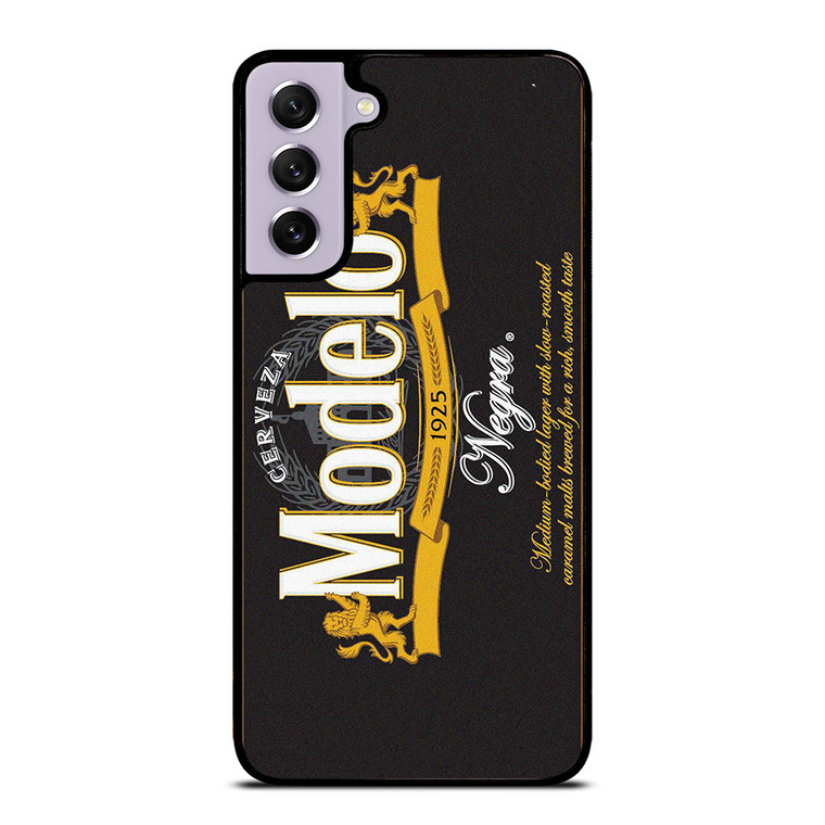 CERVEZA MODELO BEER NEGRO Samsung Galaxy S21 FE Case Cover