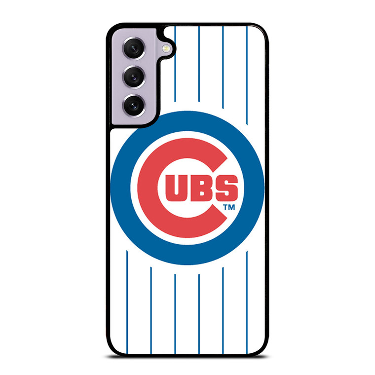 CHICAGO CUBS BASEBALL TEAM STRIPE Samsung Galaxy S21 FE Case Cover
