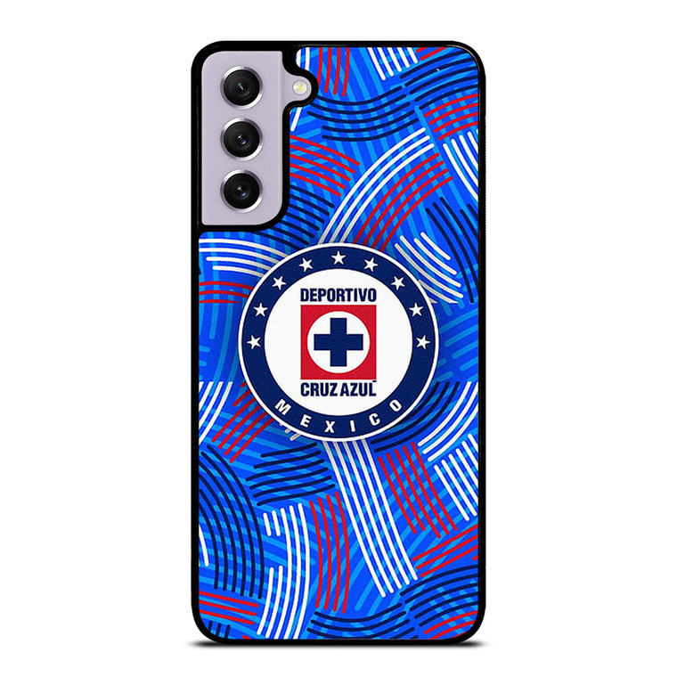 DEPORTIVO CRUZ AZUL MEXICO FOOTBALL ABSTRACT Samsung Galaxy S21 FE Case Cover