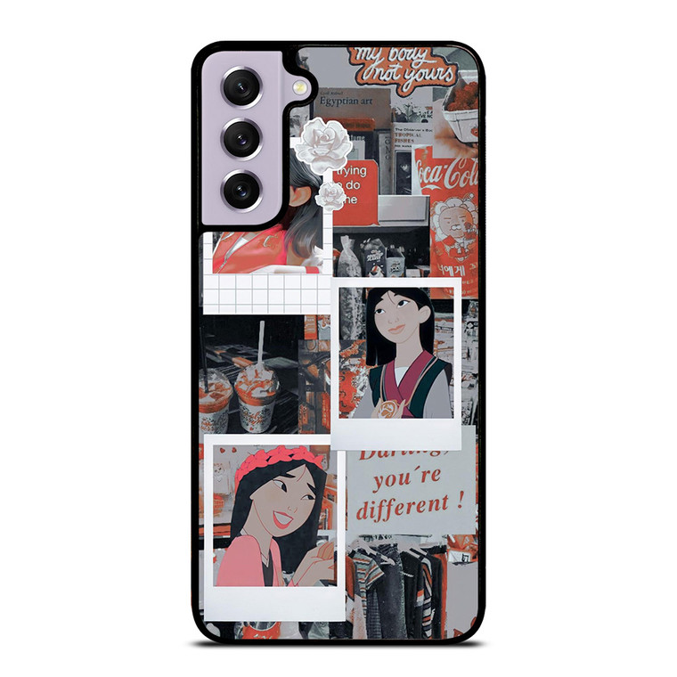 DISNEY PRINCESS MULAN AESTHETIC COLLAGE Samsung Galaxy S21 FE Case Cover