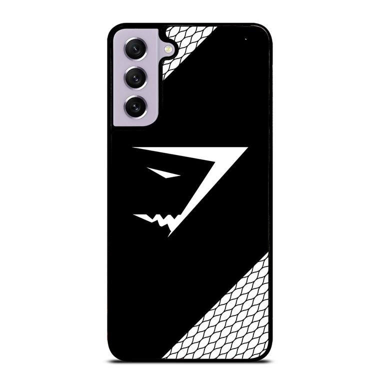 GYMSHARK WHITE CARBON LOGO Samsung Galaxy S21 FE Case Cover GYMSHARK WHITE CARBON LOGO Samsung Galaxy S21 FE Case Cover