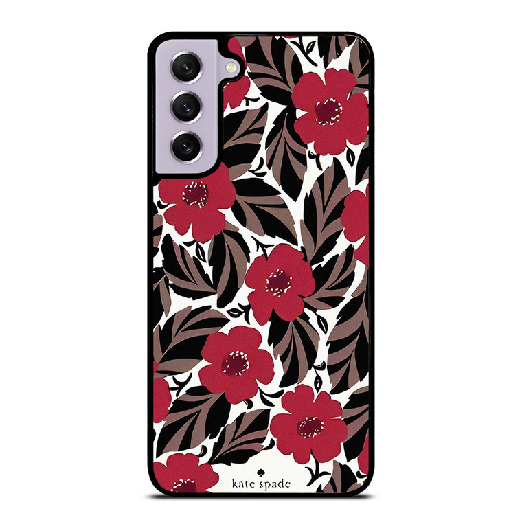 KATE SPADE NEW YORK FLORAL RED Samsung Galaxy S21 FE Case Cover