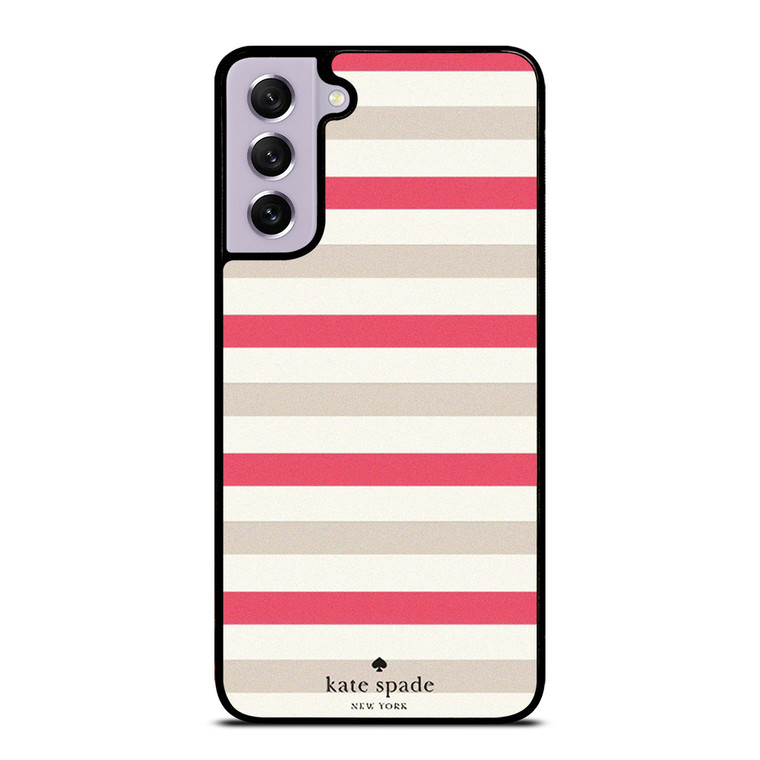 KATE SPADE NEW YORK PINK STRIPE Samsung Galaxy S21 FE Case Cover