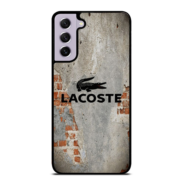 LACOSTE GRUNGE WALL LOGO Samsung Galaxy S21 FE Case Cover
