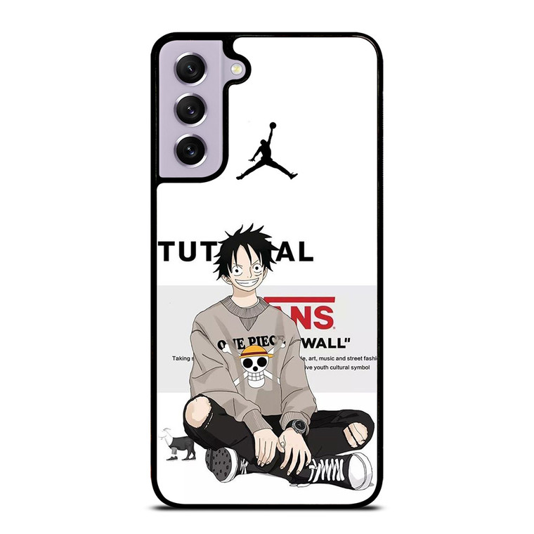 LUFFY D MONKEY ONE PIECE AIR JORDAN Samsung Galaxy S21 FE Case Cover
