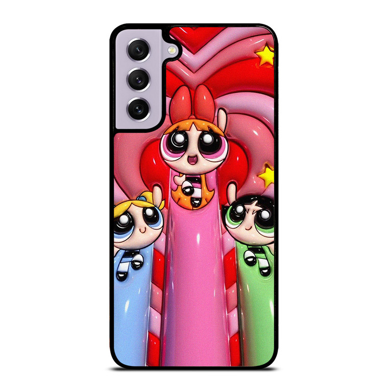 POWERPUFF GIRLS 3D ART CARTOON Samsung Galaxy S21 FE Case Cover