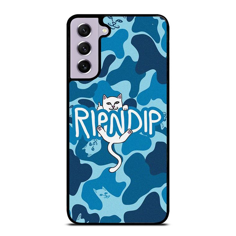 RIPNDIP CAT CAMO BLUE Samsung Galaxy S21 FE Case Cover