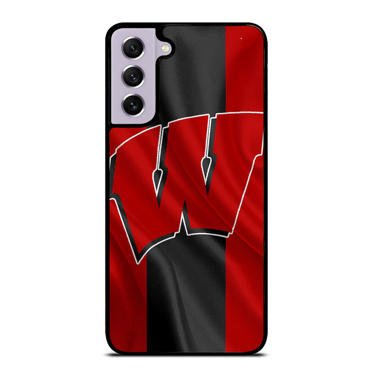 WISCONSIN BADGERS FLAG Samsung Galaxy S21 FE Case Cover