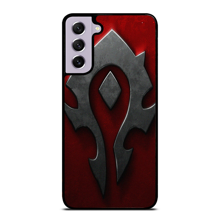 WORLD OF WARCRAFT HORDE BLACK LOGO Samsung Galaxy S21 FE Case Cover