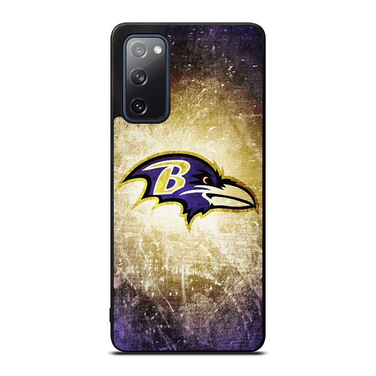 BALTIMORE RAVENS NFL METAL LOGO Samsung Galaxy S20 FE Case Cover