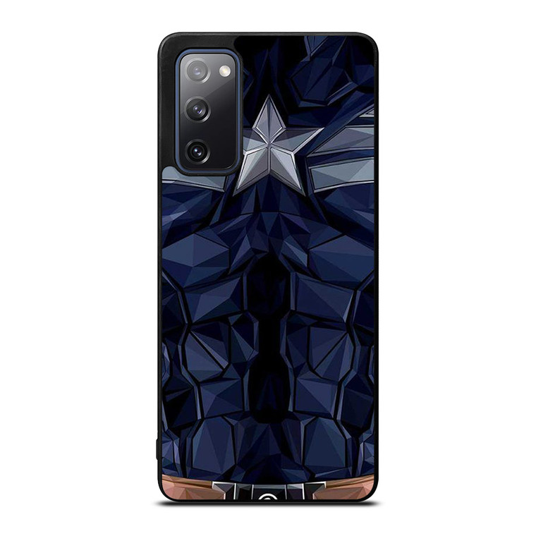 CAPTAIN AMERICA BODY ARMOUR SUIT Samsung Galaxy S20 FE Case Cover