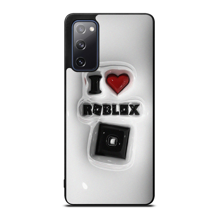 I LOVE ROBLOX 3D ART Samsung Galaxy S20 FE Case Cover