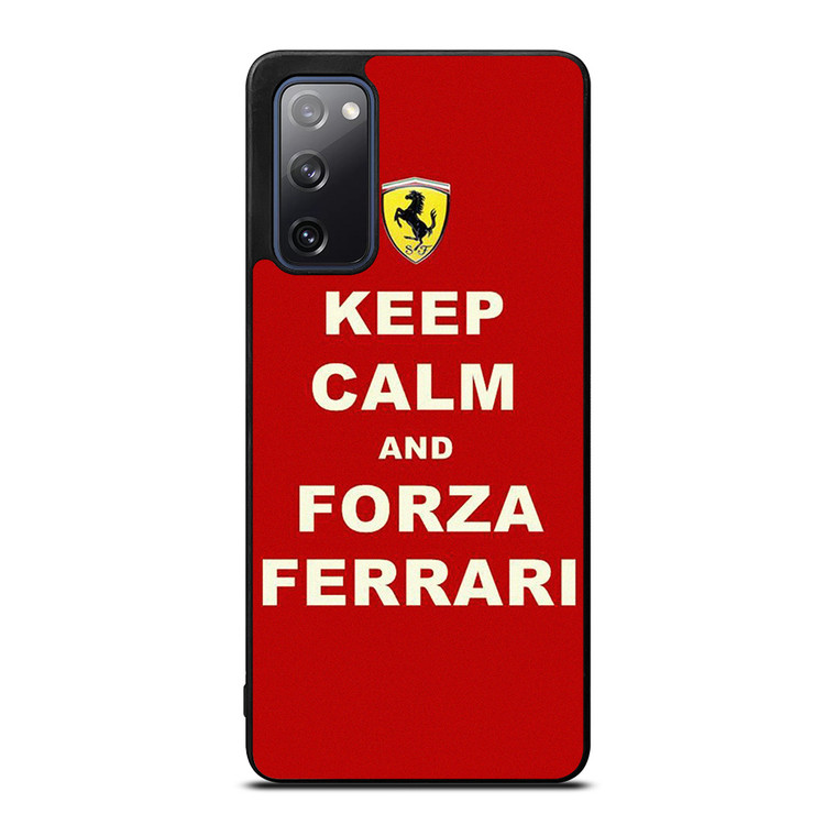 KEEP CALM AND FORZA FERRARI  Samsung Galaxy S20 FE Case Cover
