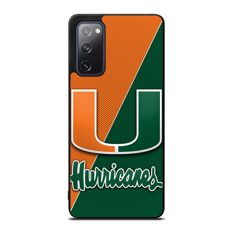 MIAMI HURRICANES LOGO CARBON Samsung Galaxy S20 FE Case Cover