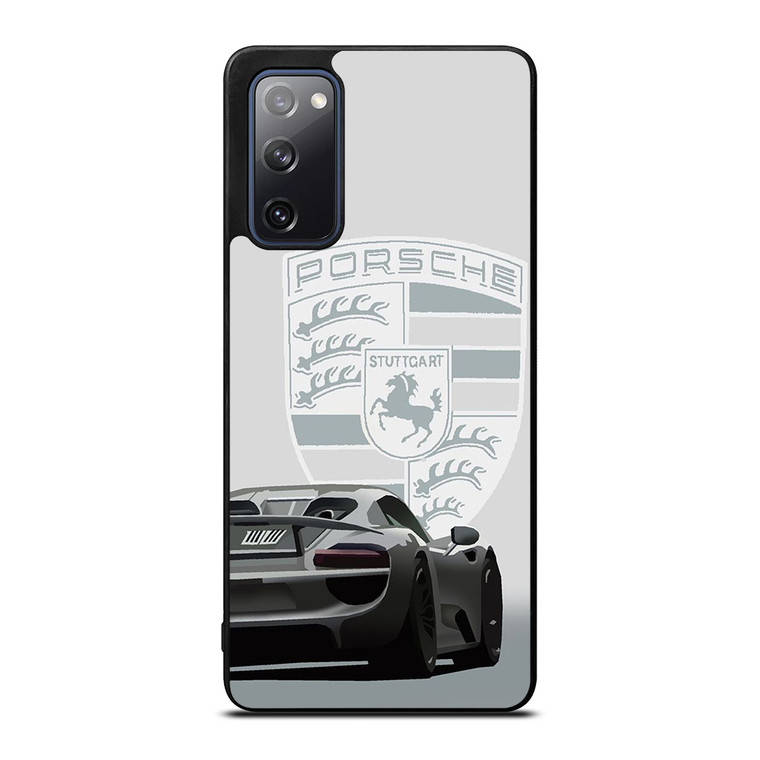 PORSCHE STUTTGART 918 SPYDER POSTER WHITE Samsung Galaxy S20 FE Case Cover