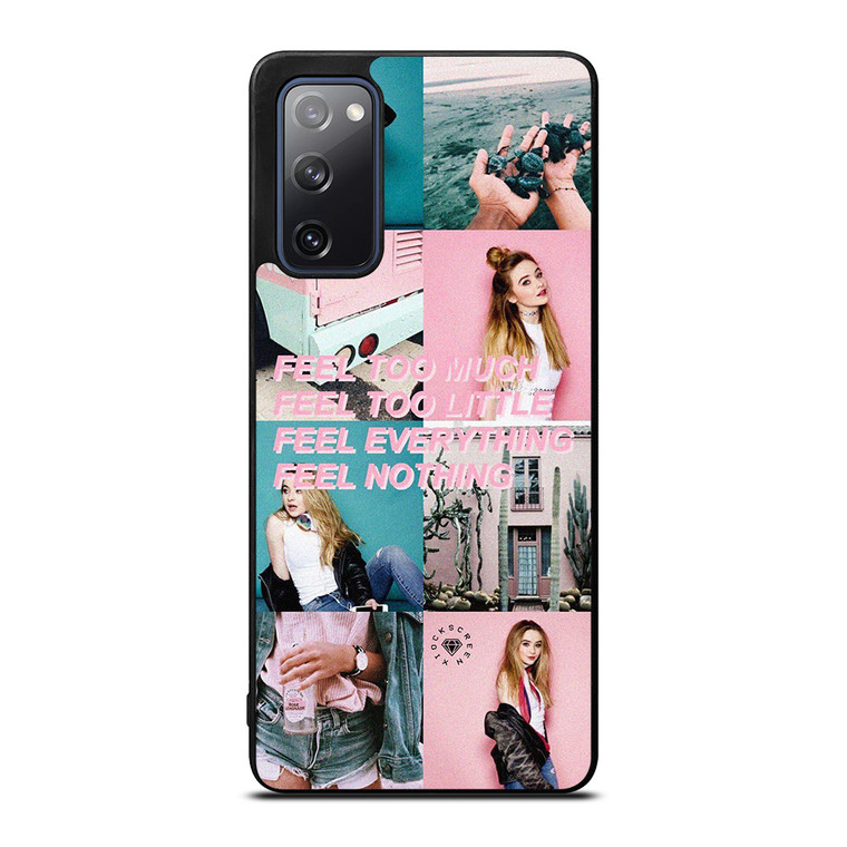 SABRINA CARPENTER FEEL COLLAGE Samsung Galaxy S20 FE Case Cover