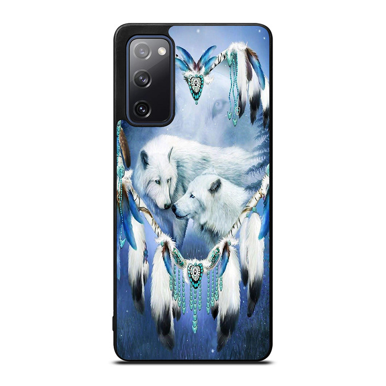 WHITE WOLF DREAMCATCHER Samsung Galaxy S20 FE Case Cover