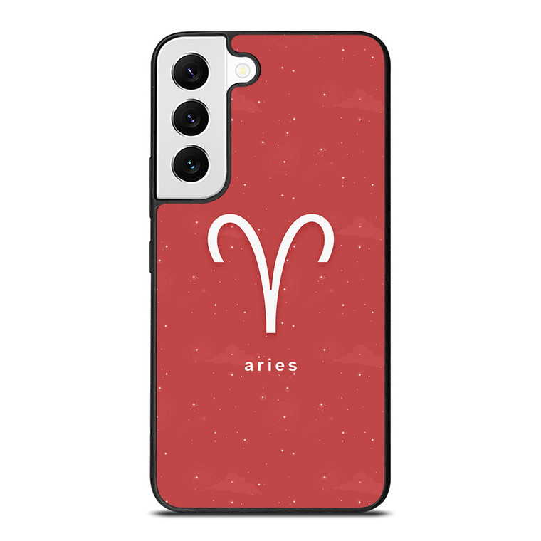 ARIES ZODIAC SIGN PINK Samsung Galaxy S22 Case Cover